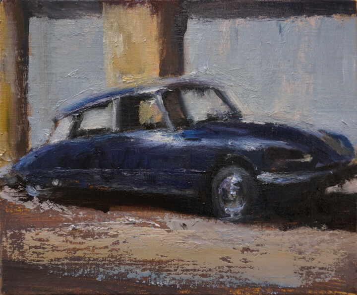 DS bleue 21 绘画, 8.7x10.6 in