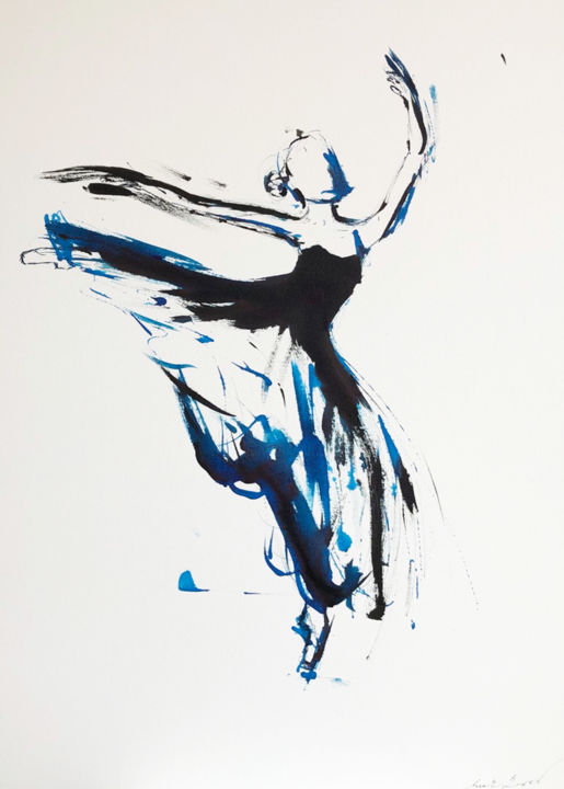 Chopin II 绘画, 27.6x19.7 in