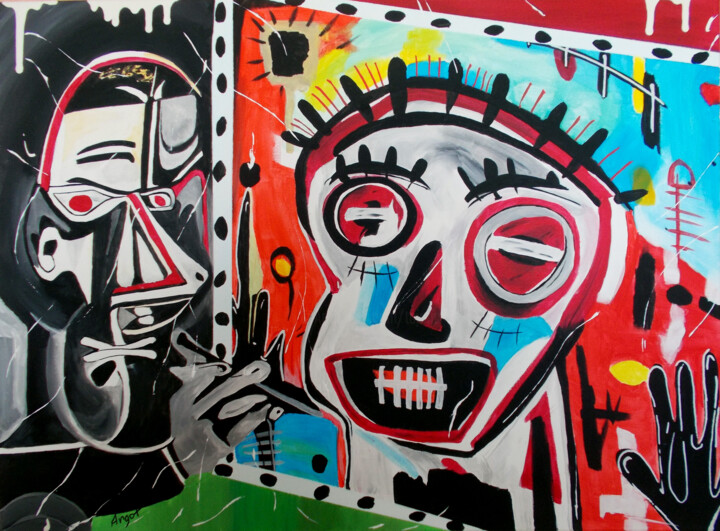 "cubisme vs undergro…" başlıklı Tablo Thierry Angot tarafından, Orijinal sanat, Akrilik