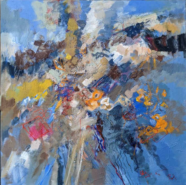 Jazz 绘画, 24x24 in