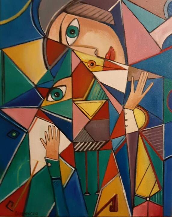 Купили птичку 绘画, 19.7x15.8 in
