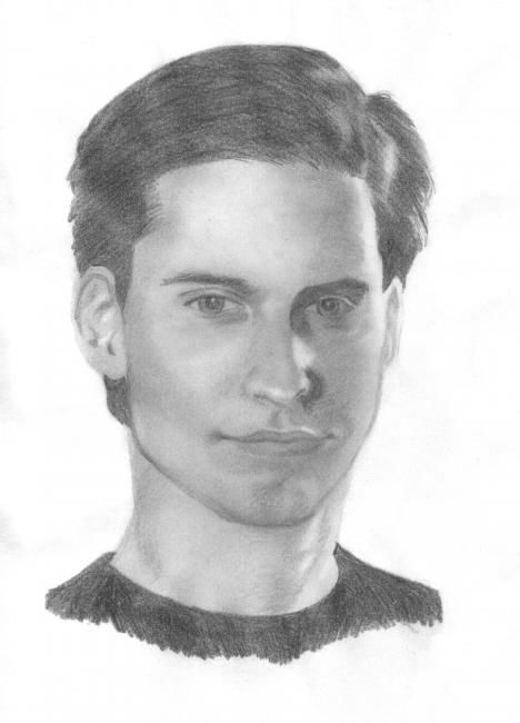 Drawing titled "Tobey" by Cesarv06 Yahoo.Mx Garcia, Original Artwork, Other