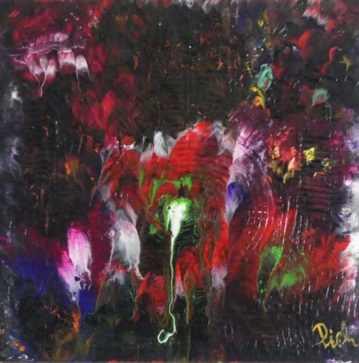 Superficie o textura de la obra de arte