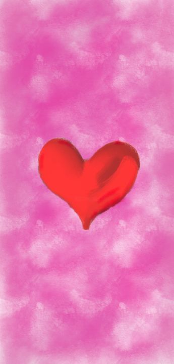 Цифровое искусство под названием "Heart of me 005" - Umut Çolak, Подлинное произведение искусства, Цифровая живопись