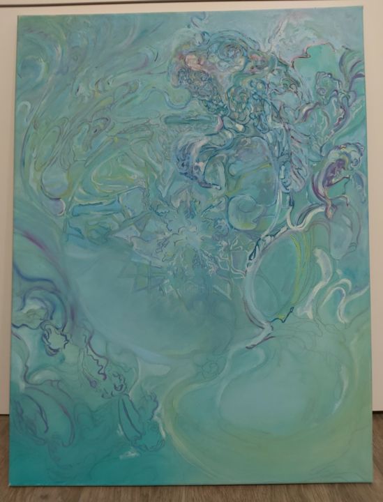 Woter Painting, 31.5x23.6 in