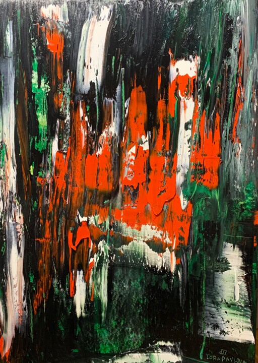 For Freedom, Belarus, Red Green White 绘画, 39.4x27.6 in