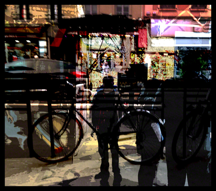 Photographie intitulée "Waiting" par Borrel, Œuvre d'art originale, Photographie numérique