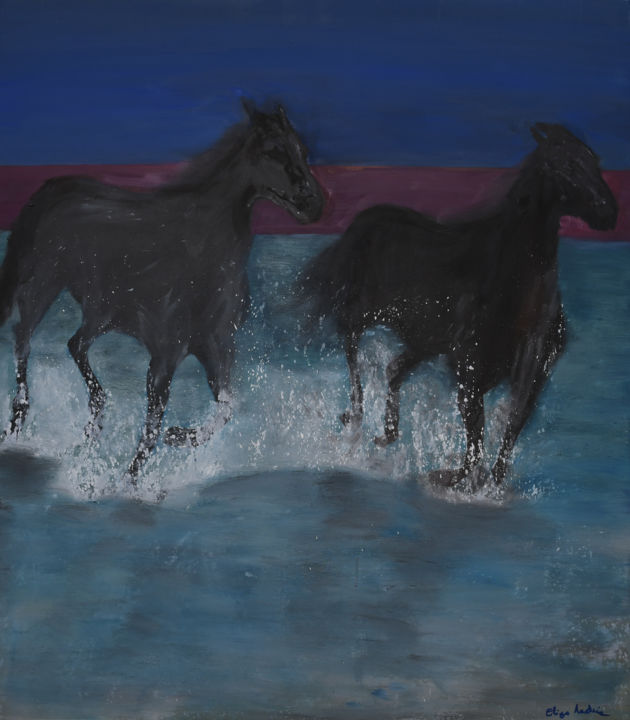Caballus 绘画, 31.5x27.6 in