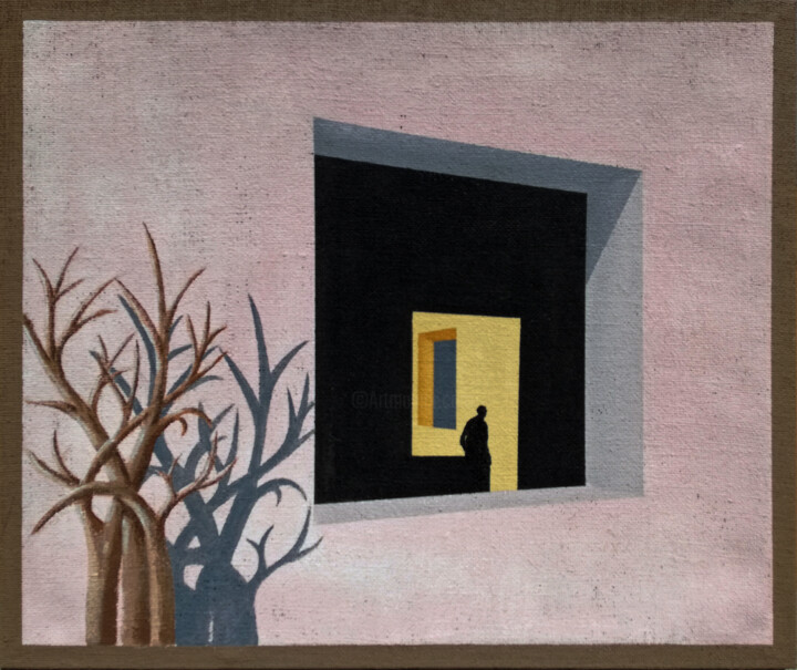 indoor 绘画, 27.6x32.7 in
