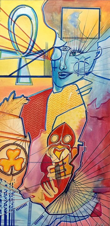 绘画,  39.4x19.7 in 