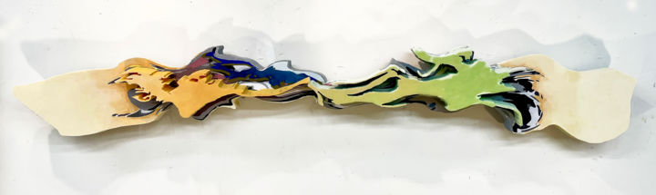 Painting titled "Sourgrass Taffy Twi…" by Ken Overman, Original Artwork, Acrylic