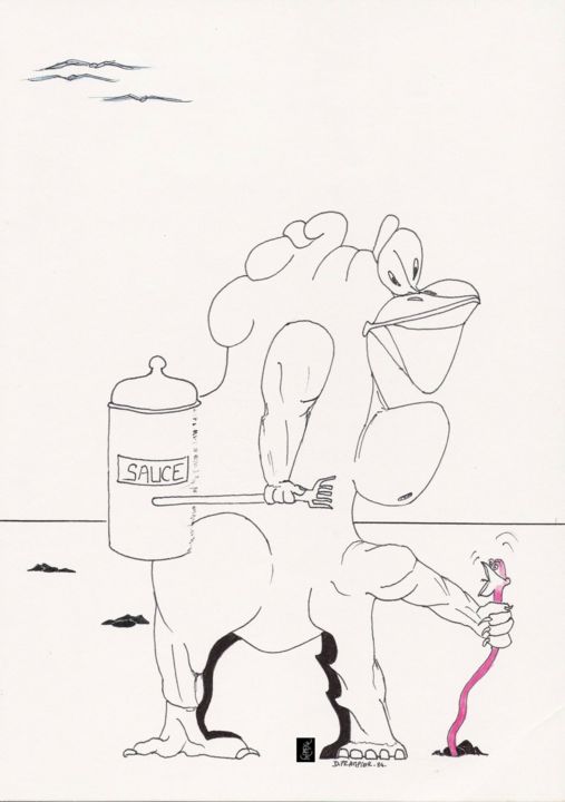 Le Saucier 图画, 11.7x8.3 in