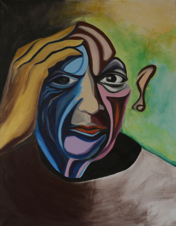 Picasso 绘画, 31.5x23.6 in