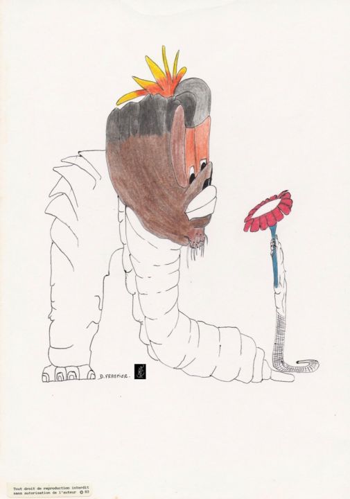 图画,  11.7x8.3 in 