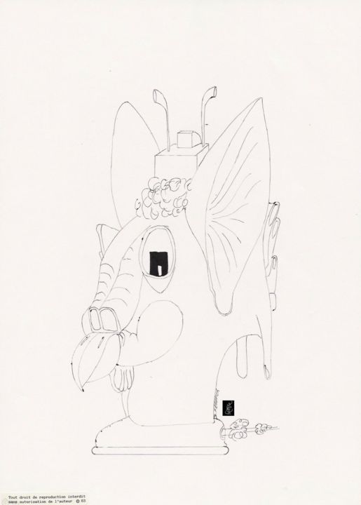 图画,  11.7x8.3 in 