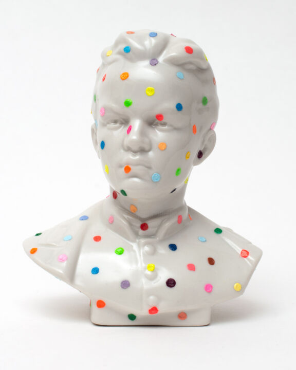 Oleksandr Balbyshev "Spot Young Lenin" 雕塑, 5.5x4.3 in