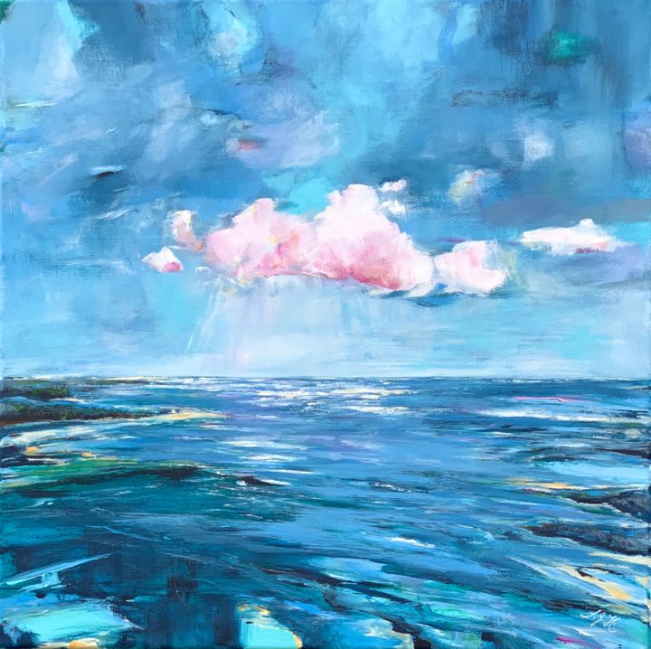 Peinture intitulée "Spring is coming" par Sandra Gebhardt-Hoepfner, Œuvre d'art originale, Acrylique
