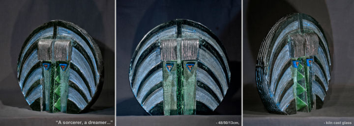 Sculpture titled ""A sorcerer, a drea…" by Lachezar Dochev, Original Artwork, Glass