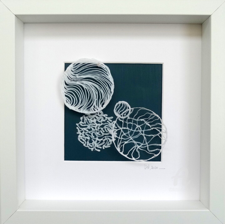EMPREINTES 15 雕塑, 9.5x9.5 in
