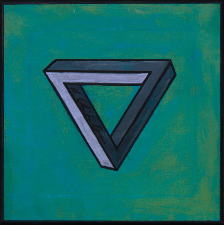 Peinture intitulée "Elément Eau, 4 élém…" par Nathalia Chipilova, Œuvre d'art originale, Acrylique