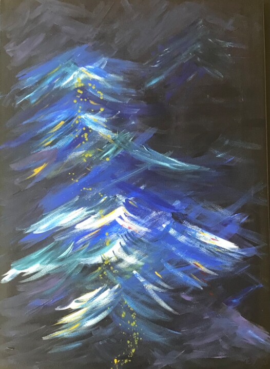 Peinture intitulée "Bodies of water 2:…" par Els Devrieze, Œuvre d'art originale, Acrylique