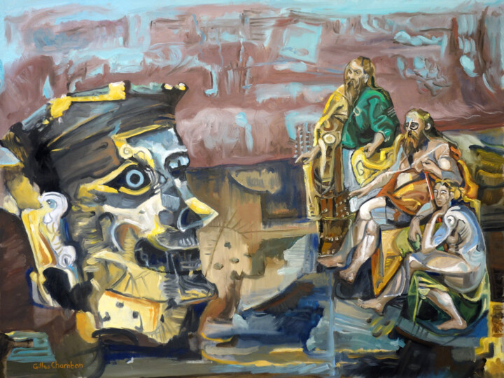 绘画,  23.6x31.5 in 