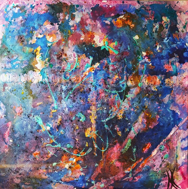 绘画,  55.1x55.1 in 