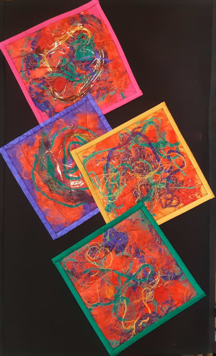 QUARTETTE 纺织艺术, 32.1x20.1 in