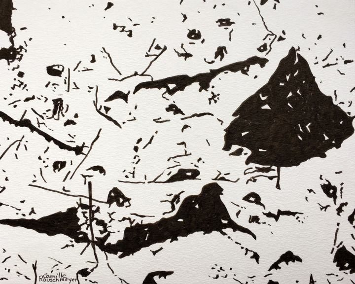 Hiver 图画, 9.5x11.8 in