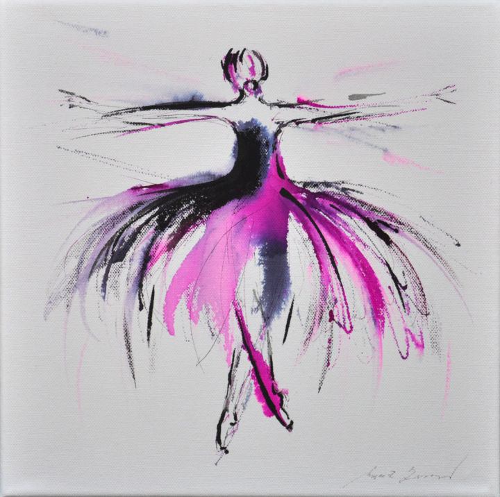 On ne peut pas m'arreter 绘画, 11.8x11.8 in
