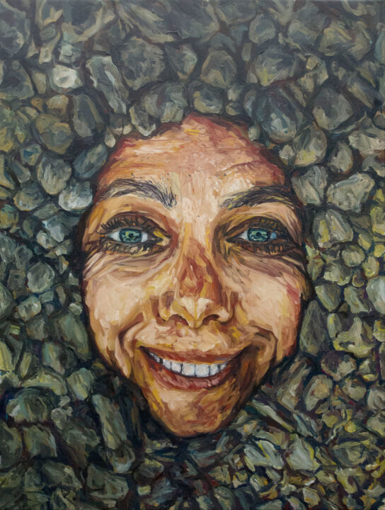 绘画,  51.2x38.2 in 