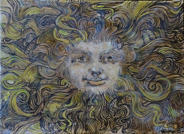 绘画,  11.4x15.8 in 