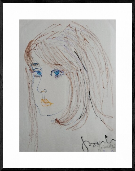 Drawing titled "Original Italian dr…" by Tonino Gottarelli, Original Artwork, Conté