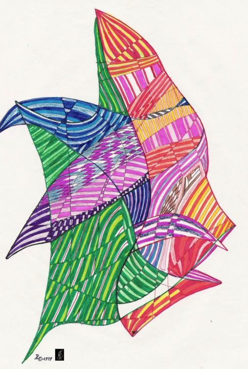 图画,  11.7x8.3 in 
