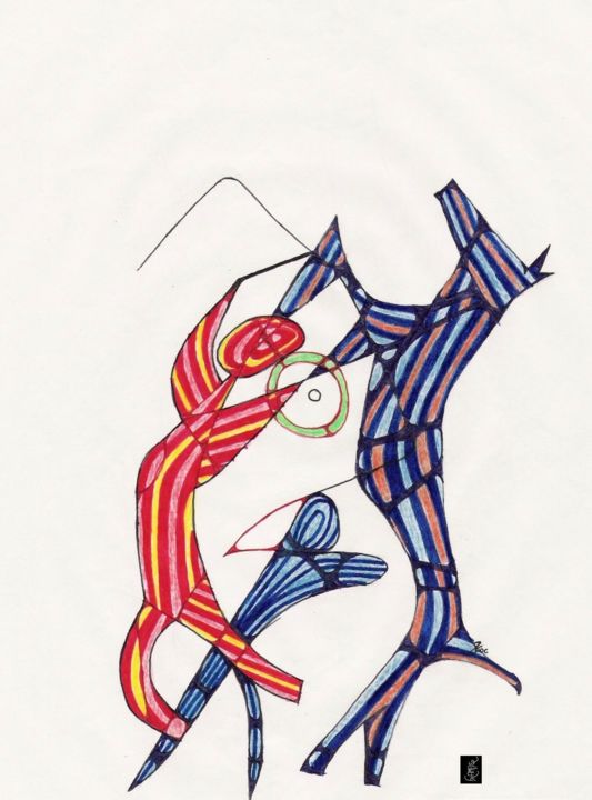 Le dresseur 图画, 11.7x8.3 in