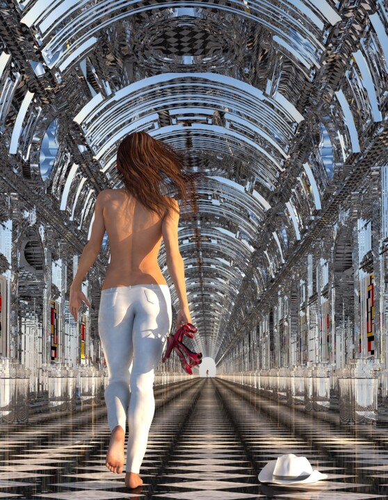AIRES DE LIBERTAD Digital Arts, 54.7x40.9 in