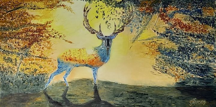 绘画,  15.8x31.5 in 