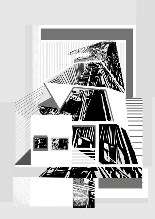 Digital Arts titled "Divided" by Jovana Pestoric, Original Artwork, 2D Digital Work