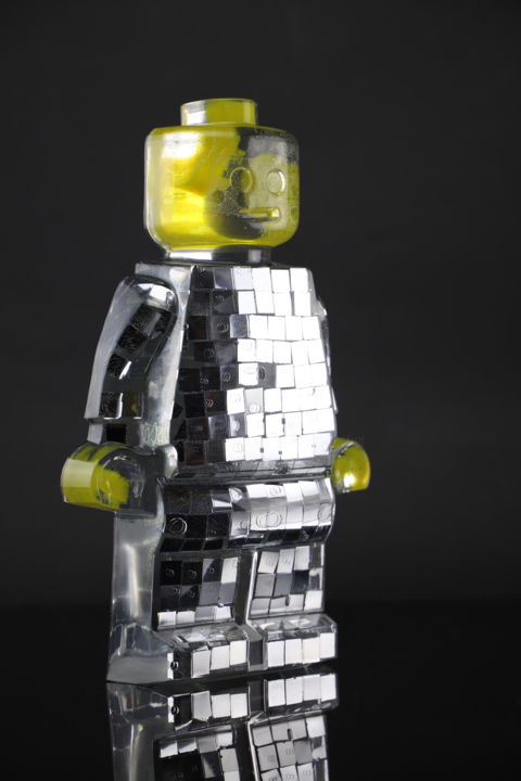 Legodisco N°03/08 雕塑, 9.8x6.3 in