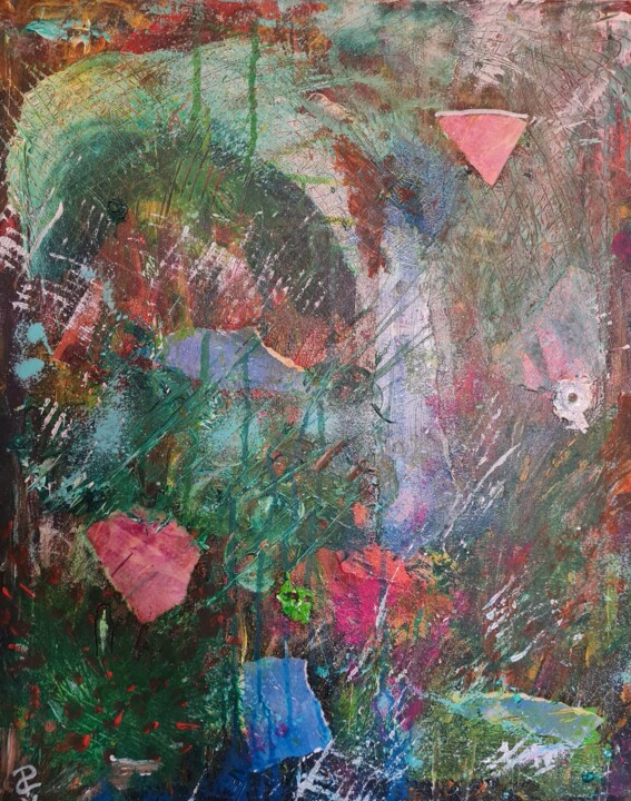 绘画 标题为“La Pagaille” 由Perlae Netityalle, 原创艺术品, 丙烯