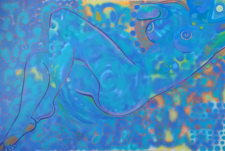 Fifth element. Пятый элемент. 绘画, 31.5x47.2 in