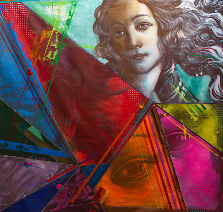 Peinture intitulée "From Venus to Botti…" par Michael Andrew Law, Œuvre d'art originale, Acrylique