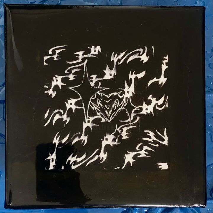 Painting titled "Tribal Y2K" by Coco.Ttt, Original Artwork, Acrylic