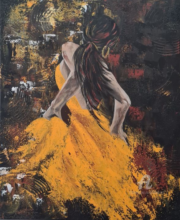 La danseuse du Tango 绘画, 24x19.7 in