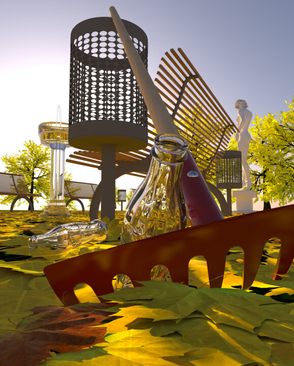 FIN DE CICLO Digital Arts, 43.7x33.5 in