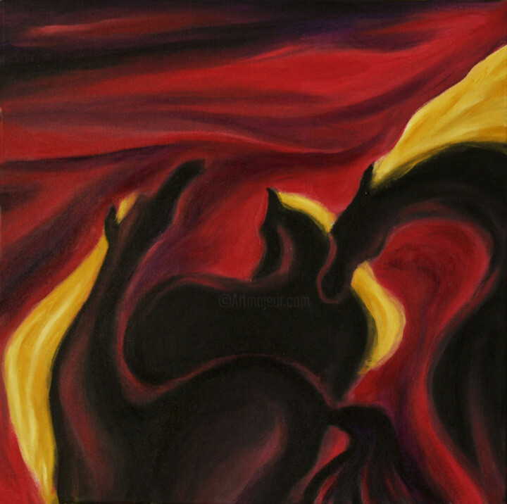 绘画,  19.7x19.7 in 