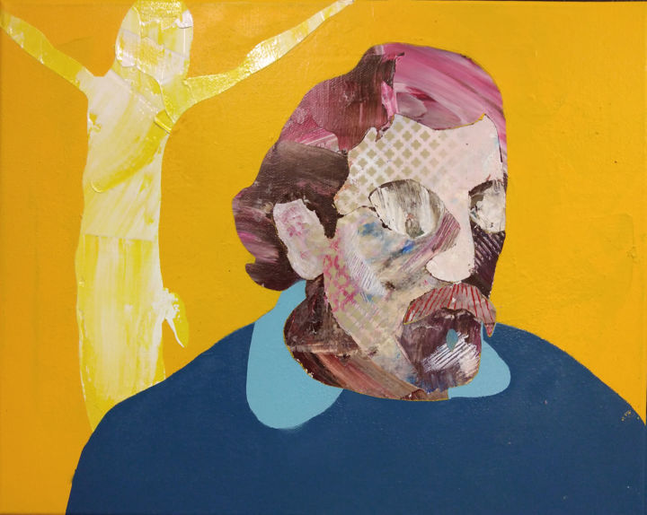Peinture intitulée "D'après Paul Gauguin" par Sebastien Montag, Œuvre d'art originale, Acrylique