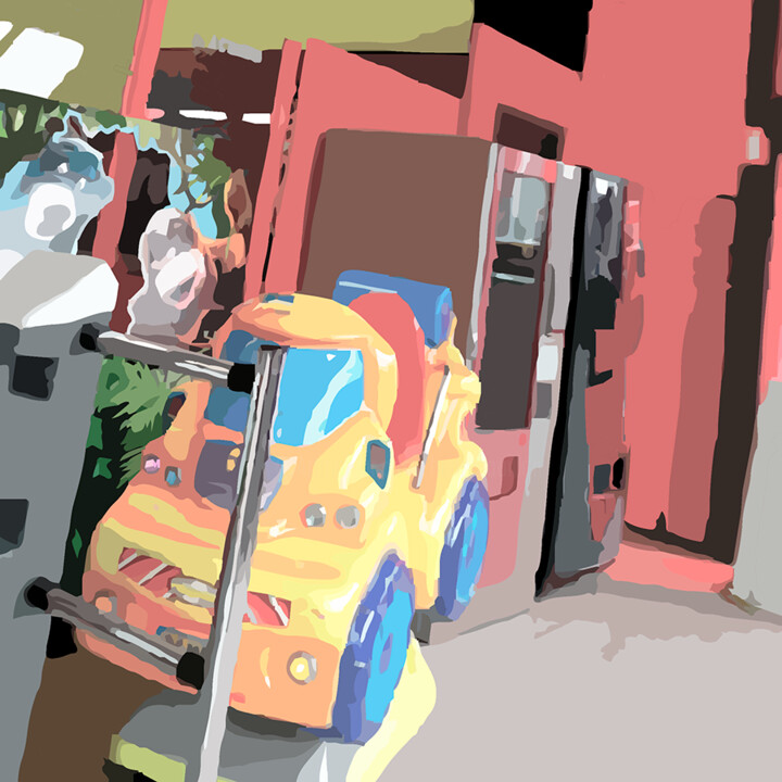 blisters and stores 16bis (2021) 数字艺术, 7.5x7.5 in