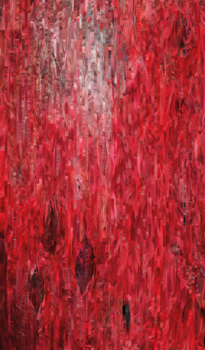 Photographie intitulée "Backfire - 2/7" par Mélina Bismuth, Œuvre d'art originale, Photo montage