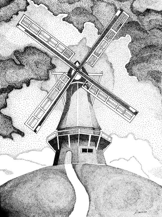 Holland Drawing, 11.7x8.3 in